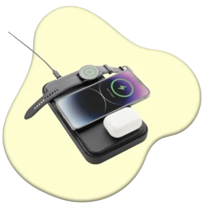 Estuche viaje reciclado RCS Swiss Peak con cargador 3 en 1